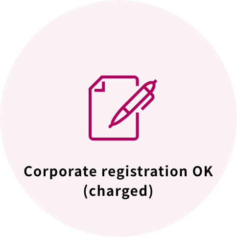 Corporate registration OK(charged)